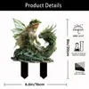 Amazon Temu Transfronterizo Acrílico Jardín Patio Estaca Maceta Decoración Decoración de Jardín Accesorios Colección