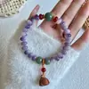 Artículo Caliente de Transmisión en VivoPulsera de Bodhi de Jade Blanco con Colgante de Loto de Boj, Cuentas de Ábaco, Cuentas de Oración Budistas de Doble Círculo Venta al por Mayor