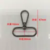 Liga de Zinco Fecho de Cachorro Conector de Corrente para Bolsa Fivela Acessórios de Ferragem para Malas e Roupas Fivela com Placa Polida Dourada Atacado