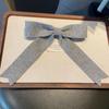 Horquilla con lazo de lana de punto de Corea del Sur, elegante y a la moda, para mujer