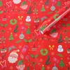 Fabricante Venta al por Mayor de Punto Papel de Envoltura Navideño Papel de Envoltura para Cajas de Regalo Navideñas Impreso a Color a Doble Cara Papel de Envoltura para Ramo