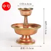 Copo de Oferenda de Cobre Vermelho Estilo Xizang, Copo Dharma Liso Feito à Mão Nepales, Copo de Oferenda de Água para Buda, Copo de Oferenda de Vinho, Copo de Oferenda para Buda, Peça Decorativa