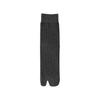 Calcetines de dedo calcetines de dos dedos para mujer primavera y otoño algodón puro doble aguja raya calcetines de algodón media pantorrilla negro blanco gris desodorante sin costuras calcetines de felpa