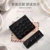 Cuatro filas cuatro ganchos a juego gancho de tela ajustable libremente material de poliéster transpirable amigable con la piel lavable al agua color botón de presión de metal venta al por mayor
