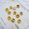 Pedras de Strass Douradas Populares para Nail Art, Decorações Douradas K9 Super Brilhantes e Luminosas com Fundo Pontiagudo para Nail Art, Acessórios DIY para Ponta dos Dedos