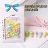 40 Piezas Arte para Uñas Cóncavo Pan al Vapor Joyería de Perlas Fototerapia Decoraciones para Uñas DIY Perla Grande Cremosa Blanca Tridimensional