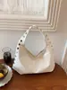 2026 Nova Bolsa de Ombro Retro da Moda, Nova Bolsa de Ombro Casual de Grande Capacidade para o Dia a Dia, Bolsa Tote Simples com Rebites