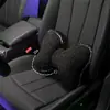 Cinta de Lazo Clásica Almohada Cervical para Reposacabezas de Coche Cojín Cómodo para Asiento de Coche Soporte Lumbar Universal para Todas las Estaciones