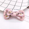Outono 2022 novo tecido floral laço duplo acessórios de cabelo diy roupas sapatos bolsa acessórios decoração