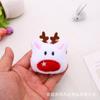 Decoración creativa de luces LED de muñeco de nieve navideño, colgante de alce, diadema de Papá Noel, pinza para el cabello, accesorios, venta al por mayor