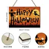 Artesanías de Madera Transfronterizas Señales de Puerta de Halloween Decoración del Hogar Señales Colgantes Regalos Decoración de Fondo del Hogar Decoración de Ambiente