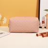 Bolsa de Cosméticos Casual de PU Ins Tendencia Nacional Pequeña Producto para el Cuidado de la Piel Cosméticos Bolsa de Cosméticos Impermeable Portátil Viaje Neceser