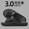 Pantuflas para Hombre, Uso Exterior de Verano, Modernas para Interior y Hogar, Pantuflas Antideslizantes Gruesas y Suaves para Baño para Hombre al por Mayor