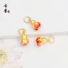 Colgante de Calabaza Esmaltada Cloisonné Accesorios para Joyería DIY Pulsera de Cuentas Hecha a Mano Antigua Colgante para Collar Material