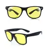 Gafas de visión nocturna para clavos de 2140 metros anti-coche Gafas de luz grande gafas de sol de visión nocturna lente amarilla gafas de aclaración