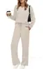 Traje de Commuting Primavera y Otoño 2026 para Mujer de Manga Larga con Cordón Color Sólido Conjunto de Pantalones Casuales Artículo Caliente Transfronterizo de Amazon