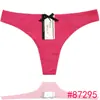 Fornecimento Transfronteiriço Algodão Cor Sólida Tanga Feminina Yunmeng Ni Estilo Fashion Roupa Íntima Feminina AliExpress Calcinha T Feminina