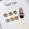 Dança do Leão de Ano Novo, Decorações de Unhas Desenho Animado Fofo Estilo Chinês, Unhas 3D Usáveis, Acessórios de Resina para Grampo de Cabelo DIY