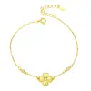 Pulseira Cruzada de Prata Esterlina S925 em Formato de Colmeia, Coração de Amor e Trevo de Quatro Folhas para Mulheres, Joia de Mão com Design de Nicho de Luxo Leve, Acessórios de Moda Atacado