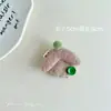 Serie de fieltro de lana Broches hechos a mano para Otoño e Invierno, Accesorios para Sombreros, Pompones Lindos de Dibujos Animados, Manualidades de Tela Versátiles de Nicho