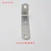Acero Inoxidable 304 Clip de Oreja de Vidrio Fijo Conector de Poste de Barandilla Pieza de Garra Placa de Oreja Pieza de Oreja Sólida/Hueca Envío Gratis