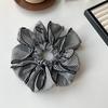 Scrunchie Xadrez Doce Coreano Novo Estilo 2025 Elegante Francês Rabo de Cavalo Baixo Prendedor de Cabelo Acessório de Cabelo para Mulheres