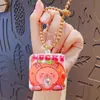 Desenho Animado Assuste-me com um Salto Soprando Bolhas Chaveiro Descompressão Pingente de Mochila Chaveiro de Casal para Carro Ornamento Pequeno Presente