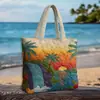 2026 Nova Série Floral Transfronteiriça Estampa Digital Bolsa de Ombro Acolchoada Moderna