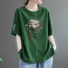 Camisetas de manga corta de marca para mujer, excedente de comercio exterior transfronterizo, tops elegantes y juveniles para madres