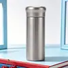 Termo de titanio puro minimalista transfronterizo, creativo y elegante, taza de agua ligera para regalo, taza de café portátil para exteriores