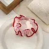 Goma para el pelo con lazo a rayas de dopamina estilo coreano para mujer, accesorio para el pelo, goma de dopamina para el pelo