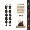 Peluca de Cola de Caballo para Mujer, Trenzas Burbuja con Pinza de Garra, Trenzas Boxeadoras, Trenzas Retorcidas con Mechas, Nuevos Dreadlocks Estilo Chino, Trenzas de Linterna, Dobles Colas de Caballo