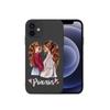 Adequado para Capa de Celular iPhone 17, Capa Macia, Capa de Celular Pai-Filho X Mom Moda Menina, Capa de Celular para Menina