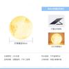 Lámpara de luna exterior lámpara de pilar solar exterior impermeable lámpara de pared para patio de villa puerta de entrada X20