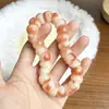 Peça de Escultura em Raiz de Bodhi Torcida à Mão com Dente de Alho Multi-Tesouro Círculo Único Enrolar no Dedo Pulseira Macia Fresca para Brincar com Joias Culturais e Artísticas Venda por Atacado