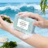 Tk Sabonete Esfoliante de Coco Popular Transfronteiriço Sabonete de Leite de Coco com Cúrcuma Sabonete de Limão Sabonete de Algas Marinhas Sabonete de Óleo Essencial Artesanal para Banho