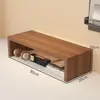 Soporte para computadora ajustable en altura, elevador de monitor para oficina, estante de madera para escritorio, base elevada para computadora de escritorio
