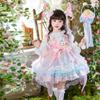 Vestido de Princesa Lolita Melody para Niñas Primavera y Otoño Nuevo Estilo Infantil Falda Abullonada Vestido de Cumpleaños para Niña Falda