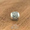Plata Pura 999 Accesorios de Plata Dura 3D Colgante DIY Dios de la Riqueza Atrae Riqueza y Buena Fortuna Cuentas de Plata Pura Colgante de Bolsa de la Suerte Pixiu