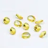 Pedras de vidro soltas em formato de ovo, cor branca, atacado, 2*3-13*18, gemas de vidro em formato de ovo oval, em grande quantidade em estoque