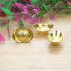 Apertura del hogar aleación chapado en oro pequeños adornos de lingote de plata para atraer riqueza al tesoro almacén de plata Qing lingote de plata artesanías de metal