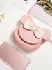 Bolsa Transversal Infantil, Estilo Coreano Tendência Fofa Desenho Animado Laço Estilosa Porta-Moedas de Bebê Mini Bolsa de Princesa para Menina