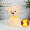Luz Noturna LED Brinquedo Luminoso Fofo Lâmpada Coelho Quarto Lâmpada de Cabeceira Ornamento Vinil Novo Presente Criativo