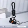 Llavero Colgante Creativo de Cuero para Cachorro de Bulldog Francés, Adorno de Muñeca Linda para Pareja, Regalo de Cumpleaños, Venta al por Mayor