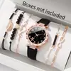 Reloj de Mujer Modelo Nuevo Transfronterizo, Moda Deportiva, Casual, Lujo Ligero, Patrón de Estrella de Mar Incrustado con Diamantes Correa de Cuero Reloj de Cuarzo para Mujer
