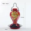 Novo comedouro para beija-flor, suprimentos de jardim para animais de estimação, comedouro de água de vidro para beija-flor, comedouro de pássaros, transfronteiriço