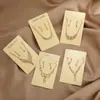 Conjunto de Duas Peças de Novas Joias de Corrente com Garras de Strass para Crianças Brincos Colar Joias Atacado