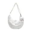Bolso de Hombro Cruzado Estético Coreano para Mujer, Bolso Tipo Dumpling Nuevo de Verano, Moda para Estudiantes, Viajes Diarios