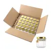 Amazon Juego de Frascos Sellados de Vidrio Botella Pequeña para Miel Nido de Pájaro Mermelada Embotellada 45 Hexagonal 25 Botella de Miel