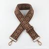 Alça da bolsa em estoque nova cor 5cm estilo étnico jacquard alça larga alça de ombro das mulheres acessórios da bolsa ombro crossbody alça longa